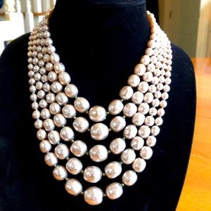 Exquisite Miriam Haskell Baroque Pearl Necklace